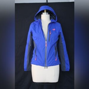 New Balance Women's Blue and Gray Windbreaker Jacket